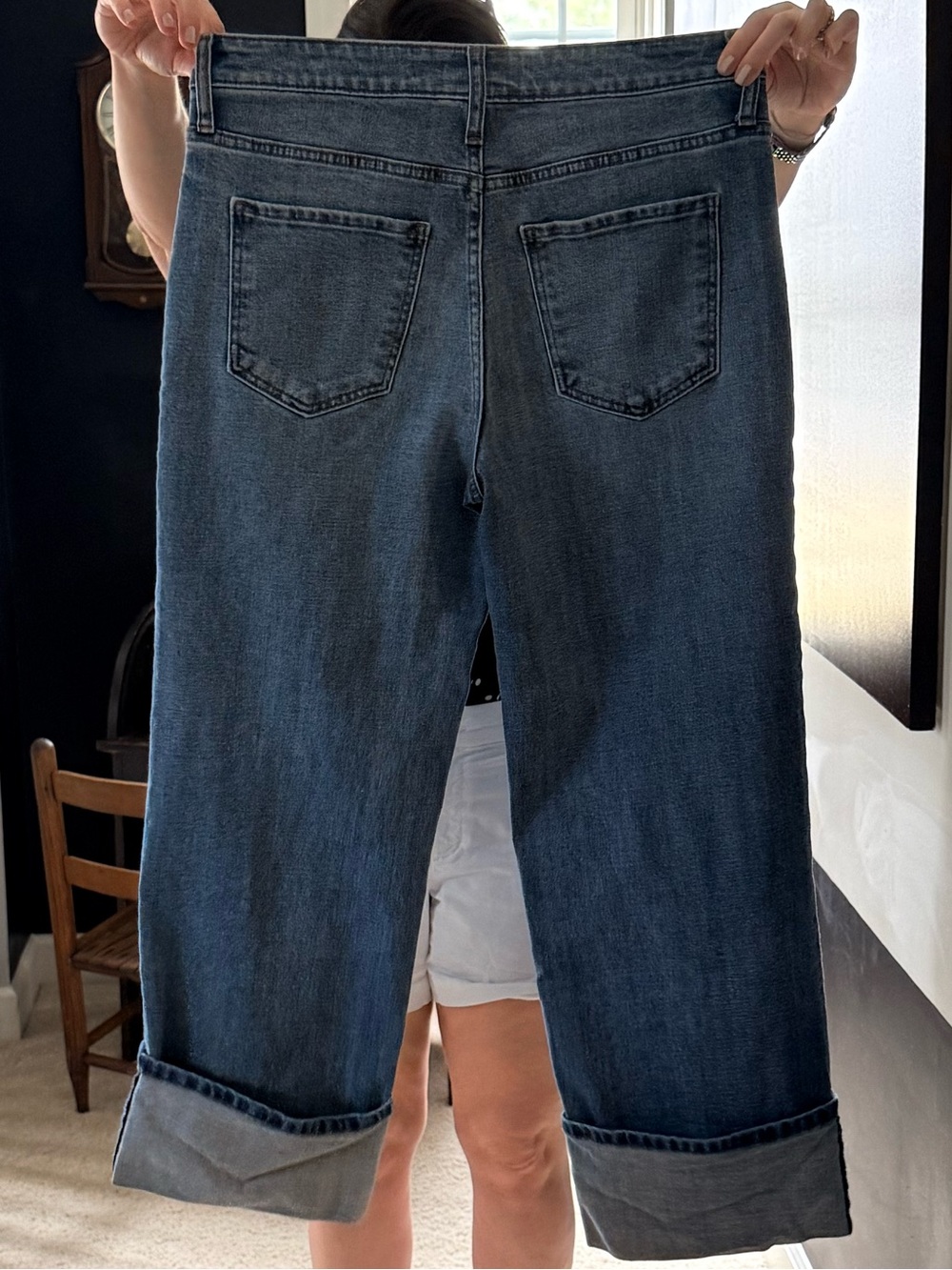 Dark Blue Women’s Capri Jeans